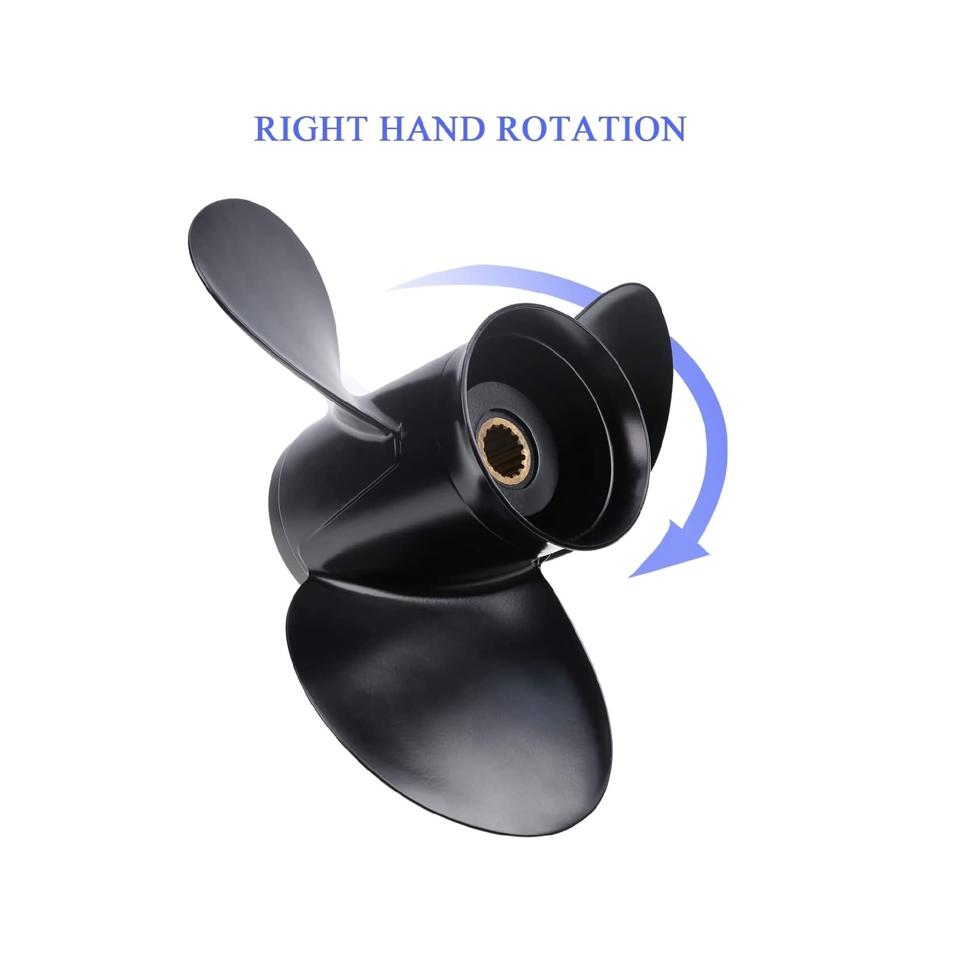MARKGOO Propeller 10 3/8 X 13 Pitch RH 13 Spline Tooth for